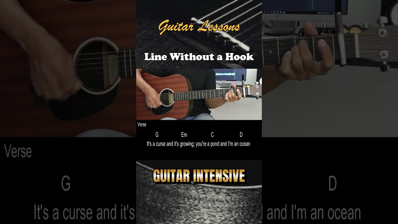 Line Without A Hook - Ricky Montgomery | EASY Chords & Strumming Pattern - Guitar Lessons bekijken op YouTube Line Without A Hook - Ricky Montgomery | EASY Chords & Strumming Pattern - Guitar Lessons bekijken op YouTube