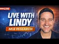 MLB Research + Data Deep Dive (6/17) | MLB Props, Bets & Research | Live With Lindy