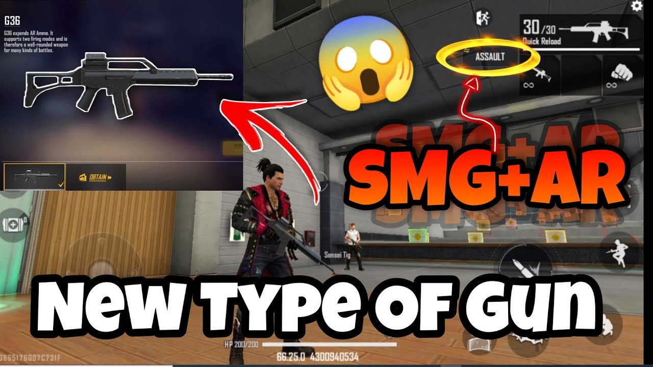 Free Fire New Update | New Gun G36 Testing Review | OB33 Update | MGD_YT