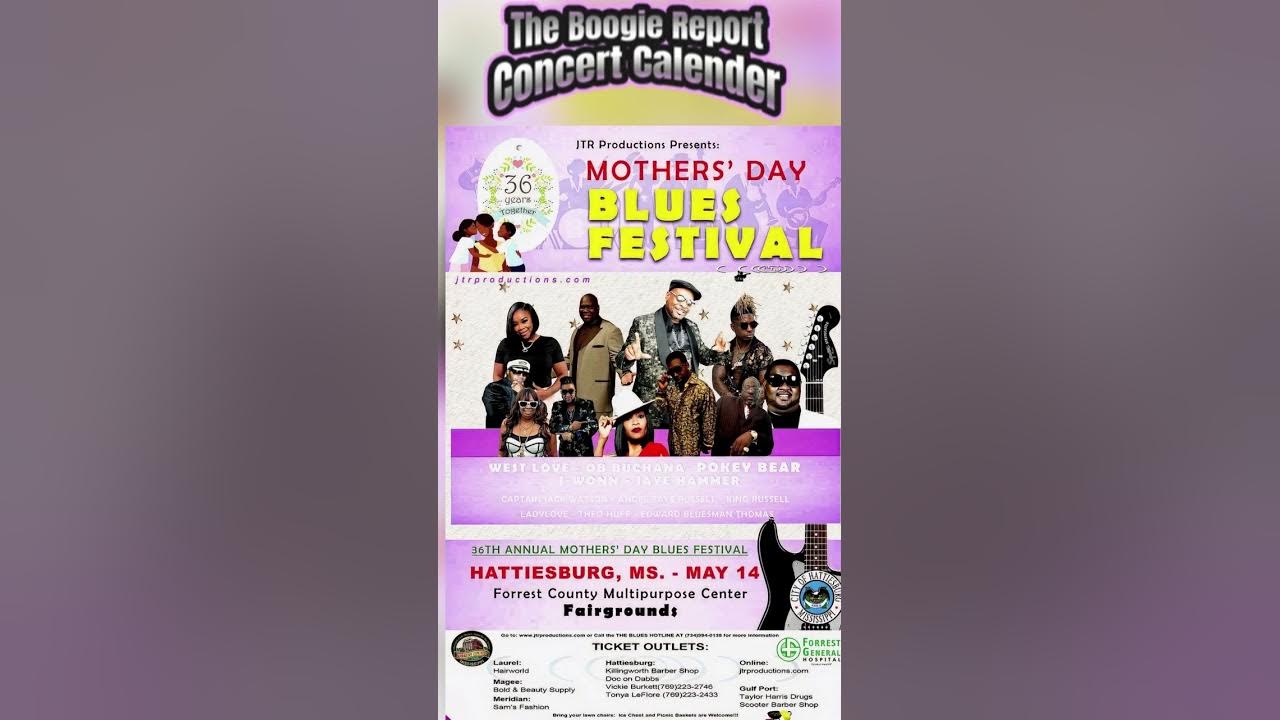 Hattiesburg, MS. 36th Mothers' Day Blues Festival Feat. OB Buchana