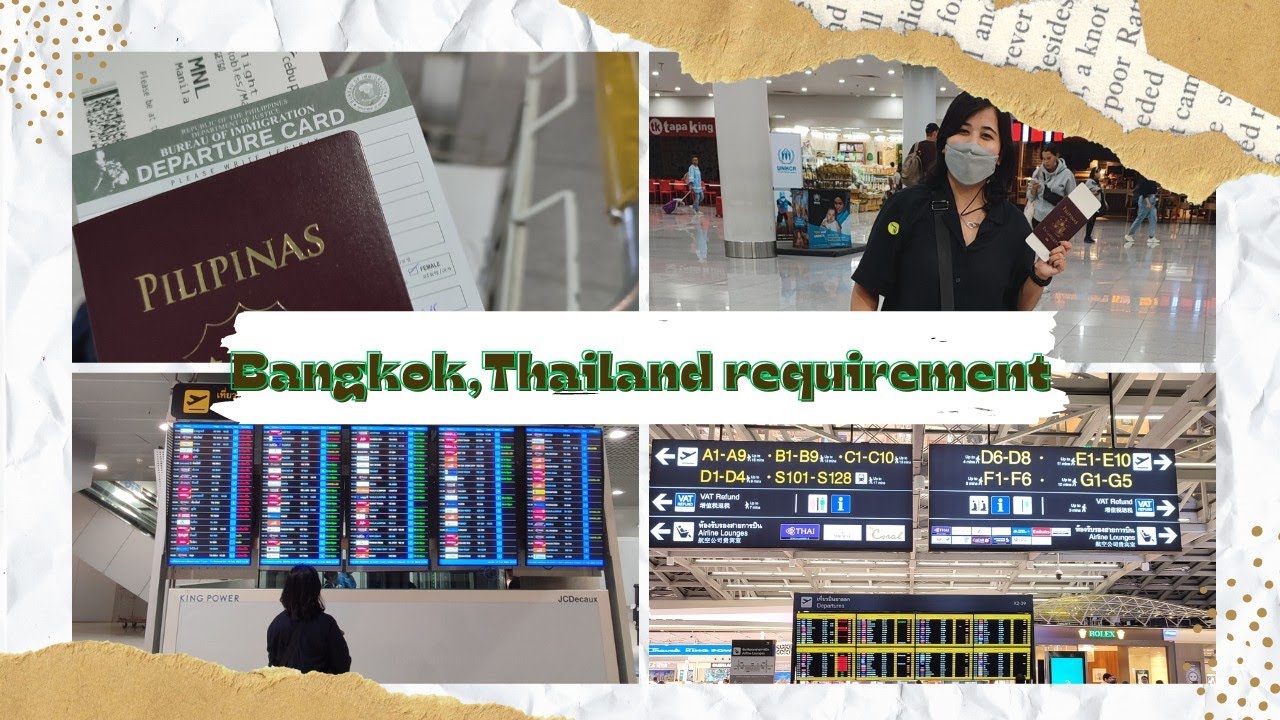 travel requirements manila to bangkok