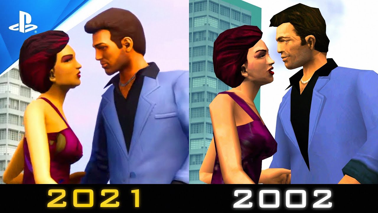 GTA Vice City : Remastered vs Original - Graphics Comparison 