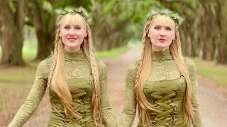 Celtic Fantasy  'Foreshadowing (Rest in Pieces)'  Harp Twins