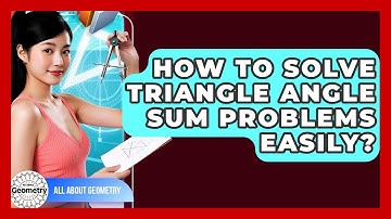 How To Solve Triangle Angle Sum Problems Easily? - All About Geometry