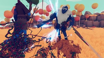 TABS - NARUTO TRIO! Orochimaru + Sasuke Zeus + Rock Lee vs Every Unit(2/2) + BoBnus - ORIGINAL MODS