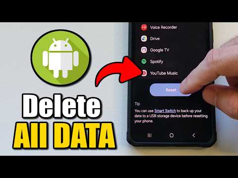 How To Delete All Data On Android Phone