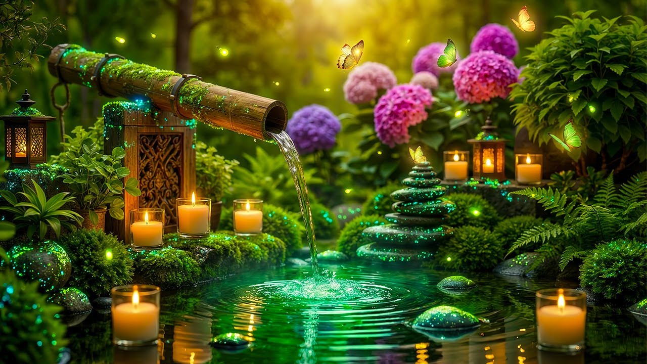 Soothing Water Sounds & Healing Music 🌿 Insomnia Relief, Calm Mind & Deep Relaxation