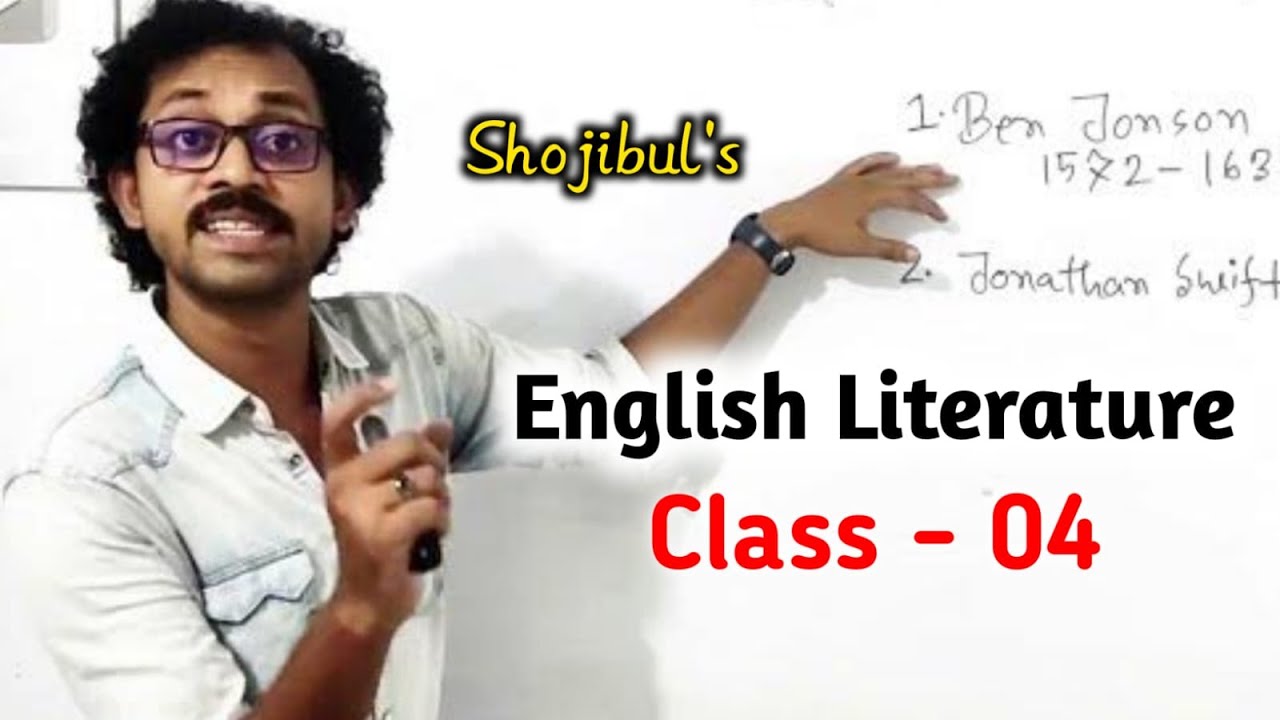 English Literature Class 04 Ben Jonson Jonathan Swift Job English
