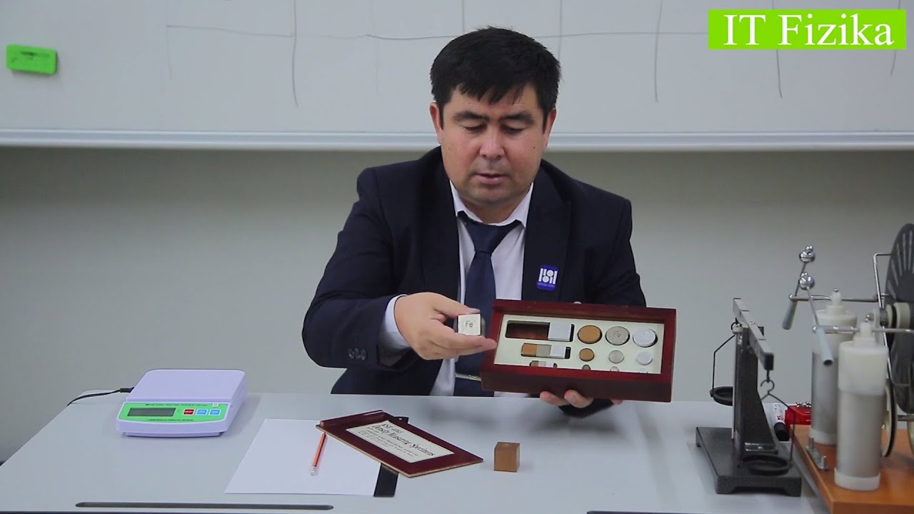 Qattiq jisimlarning zichligini aniqlash.