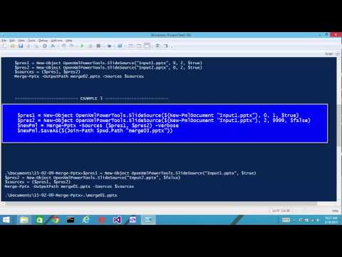Merge Pptx Cmdlet
