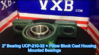 2' Bearing UCP-210-32 Pillow Block Cast Housing Mounted Bearings 2' Bearing UCP-210-32 Pillow Block Cast Housing Mounted Bearings