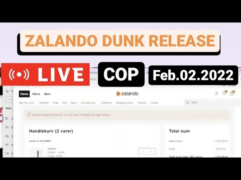 Zalando Live Manual Cop with Cartable Account Feb. 02, 2022 Release