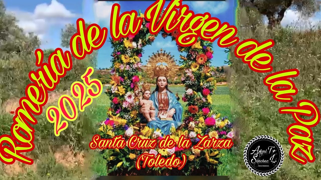 Procesión de la Virgen de la Paz en Santa Cruz de la Zarza (Toledo)