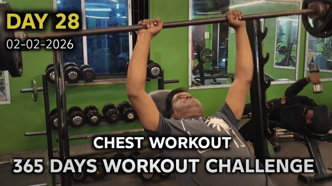 365 Days of Fitness – Day 28 Chest Workout | Burn Fat, Build Discipline ...