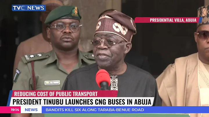 President Tinubu Launches CNG Buses In Abuja