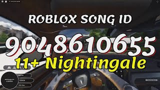 11+ Nightingale Roblox Song IDs/Codes