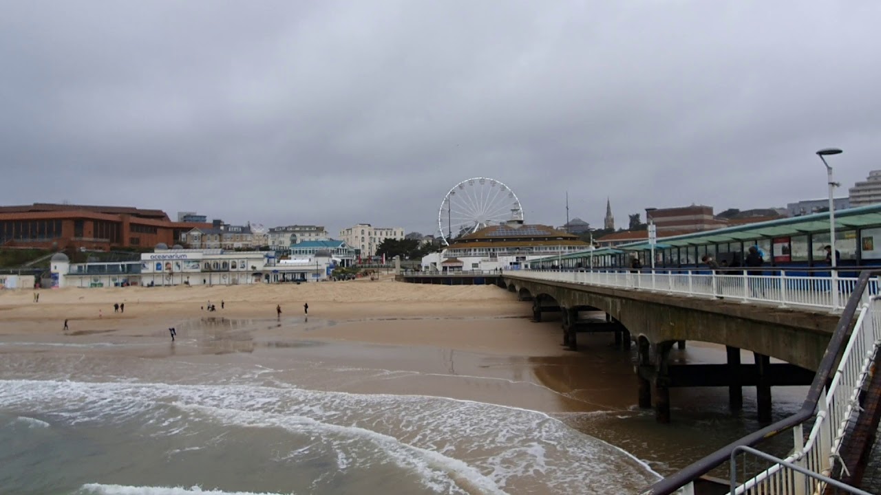 Hidup di  Inggris  Bournemouth Beach Pantai  Bournemouth 