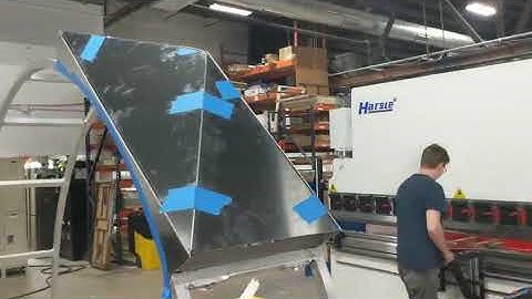 HARSLE GENIUS 110T3200 CNC PRESS BRAKE with DA-66T and 6+1 Axis backgauge in USA