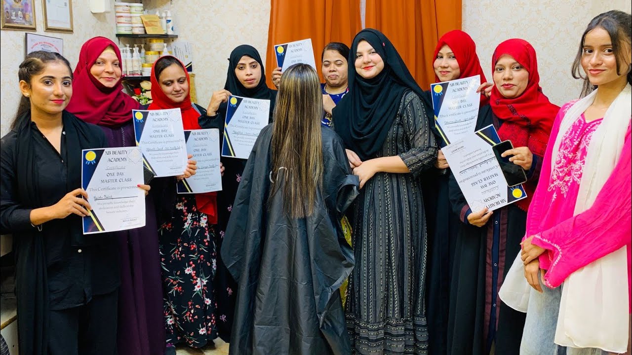 One-day Work Shop at NB Beauty Academy| keratin treatment Class|| Full informative video||Must watch