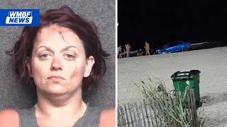 People ran in fear after woman drove car onto Grand Strand beach, report says