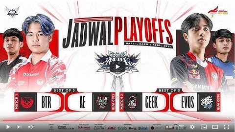 BTR VS AE | PLAYOFFS MPL ID S11 | Hari 1 🔥