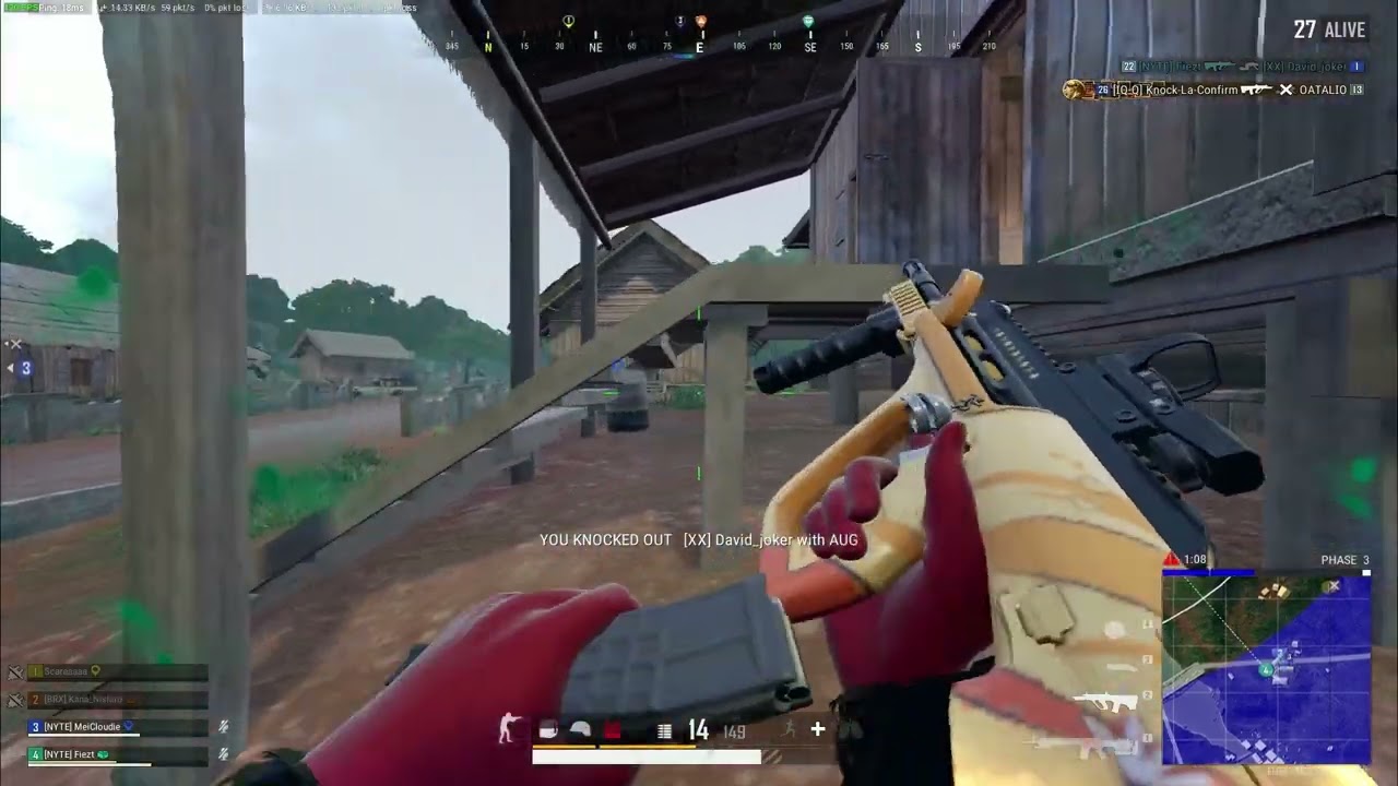 enjoy pubg with my friends