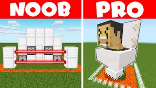 NOOB vs PRO Most Secure House vs SKIBIDI TOILET BOSS.! | Minecraft