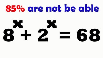 Will You Dare To Solve This Exponential Equation? Easy Explanation @mathsmood