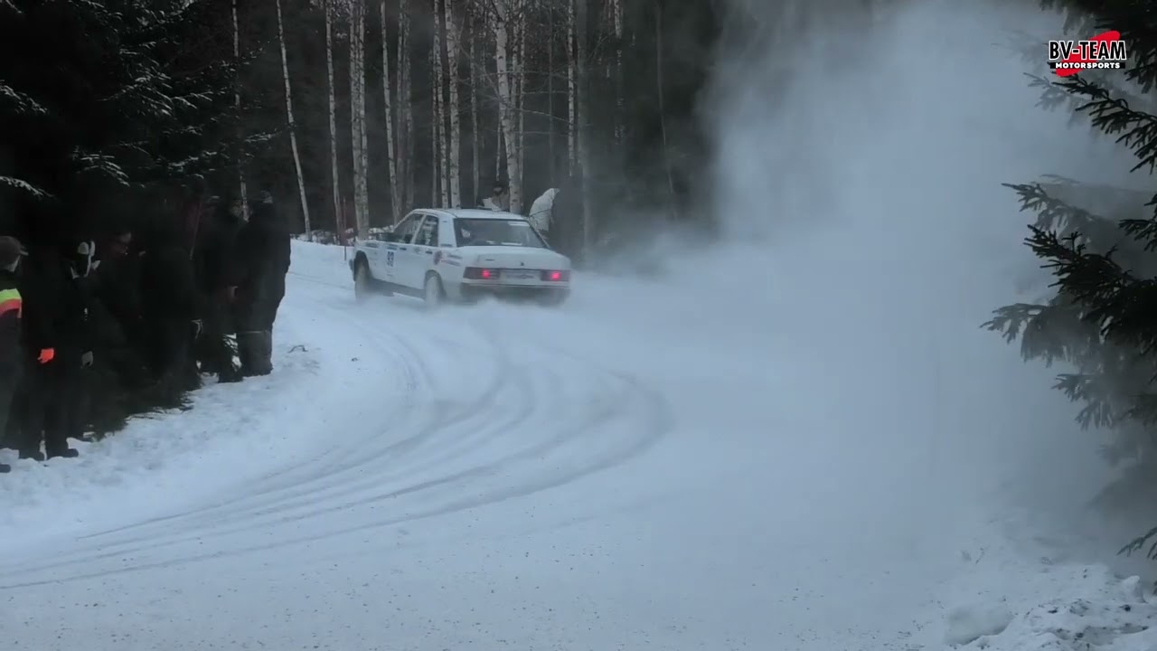 Kooste Vesilahti rallista 15.2.2025 MB 190 Diesel Puupponen-Hakanen