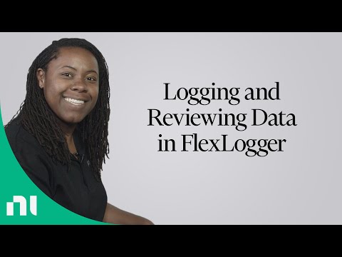 Logging and Reviewing Data in FlexLogger