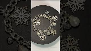 On the Chopping Block: AVON Women’s (Near Vintage) Silver-Tone Snowflake Charm Bracelet (Sz 7.5)