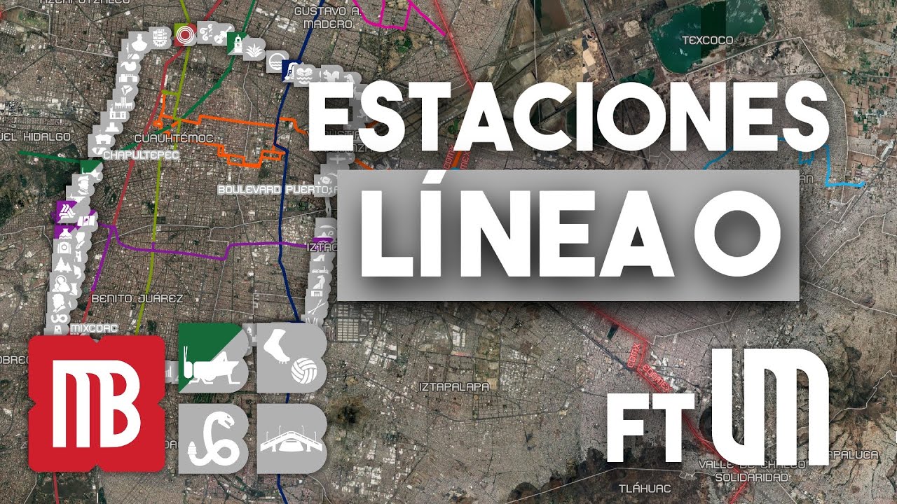 Metrobús Línea 0, Ubicación OFICIAL de ESTACIONES. Estudio Geométrico. Ft @Iconográfico México