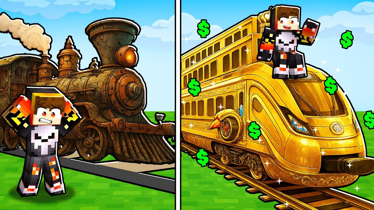 Rs 1 Vs Rs 9999 LUXURY TRAIN IN ROBLOX !!!!