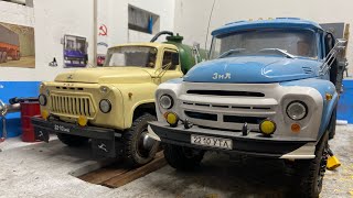 Газ 52 модель ассенизатор, как сделать наклейки 😊, RC 1:12 Gaz truck