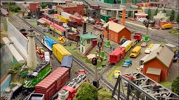 Beautiful Lionel O Scale Model Train Layout at the Hagerstown Roundhouse Museum