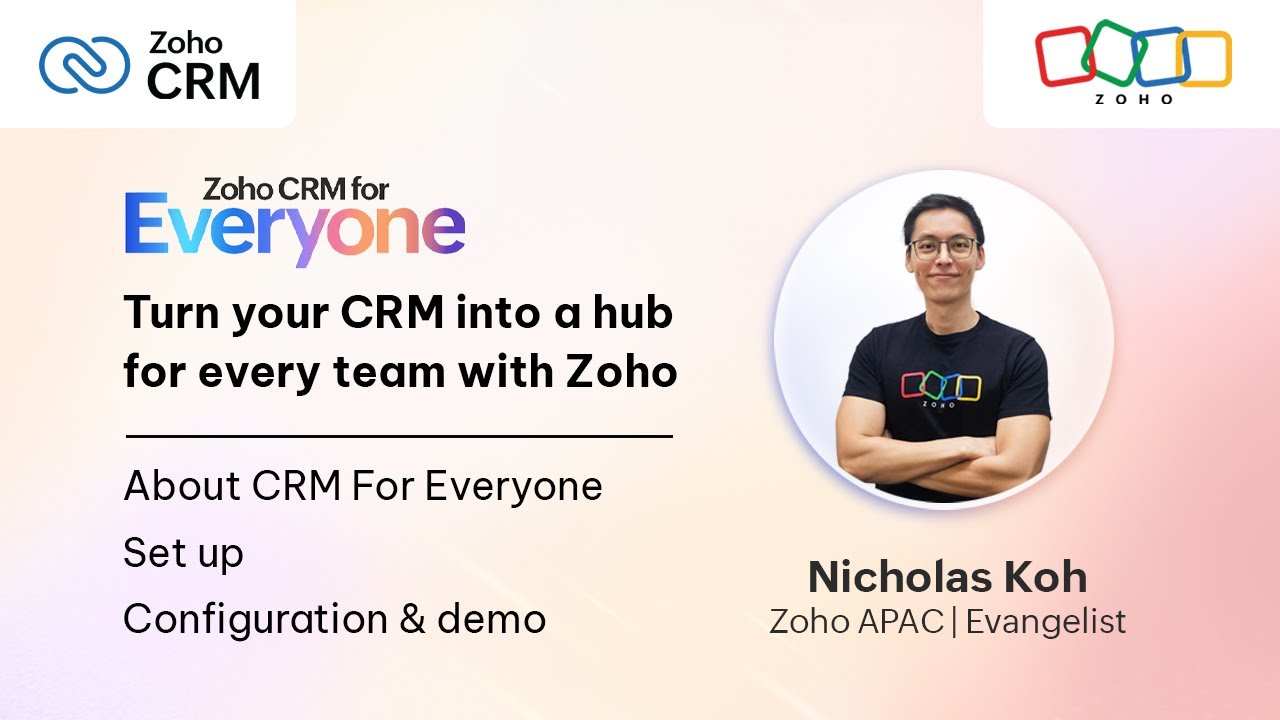 Turn your CRM into a hub for every team with Zoho - YouTube