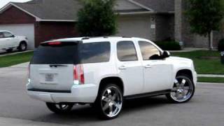 Yukon on 26 inch Vellano VSK wheels Tahoe on 26 TahoeYukonForum.com