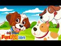 Five Spotted Dogs Counting | Fun Fusion | #CountingForKids #FunFusion #cocomelon