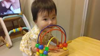 菊理 Vlog digest 107 おもちゃで遊ぶ0歳児