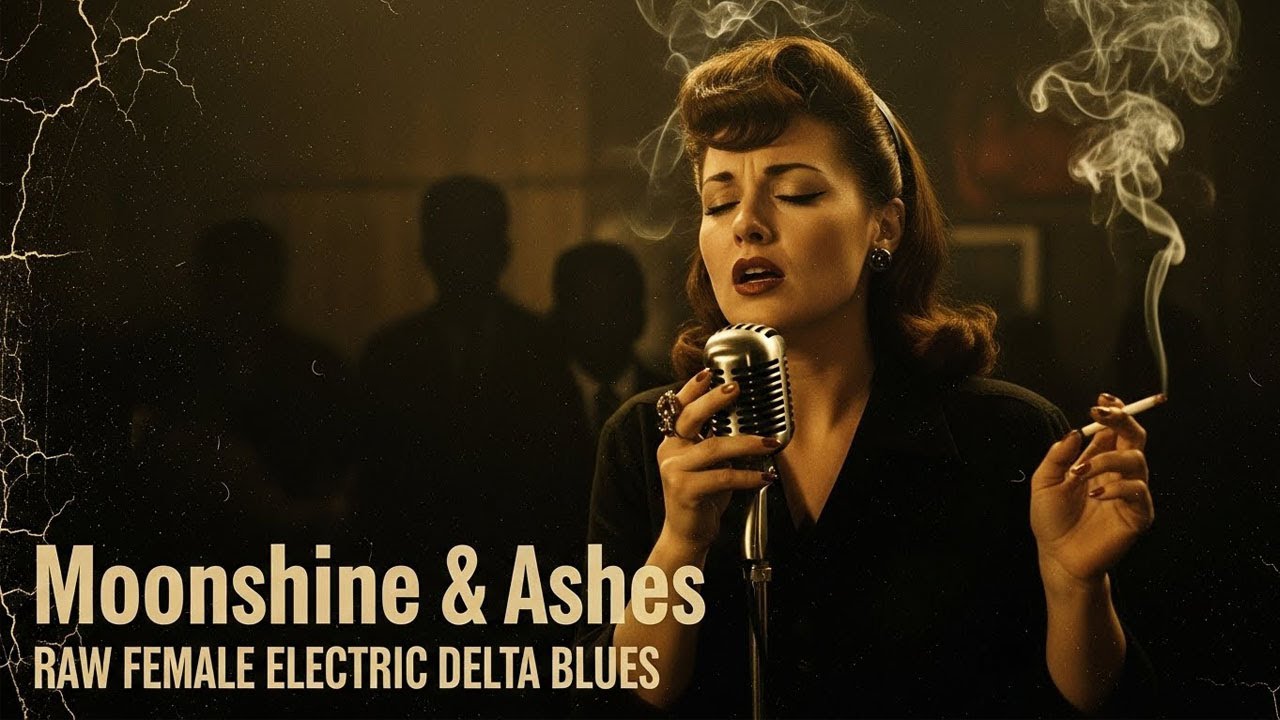 Moonshine & Ashes | Raw Vintage Female Electric Delta Blues (1950s Southern Juke Joint)