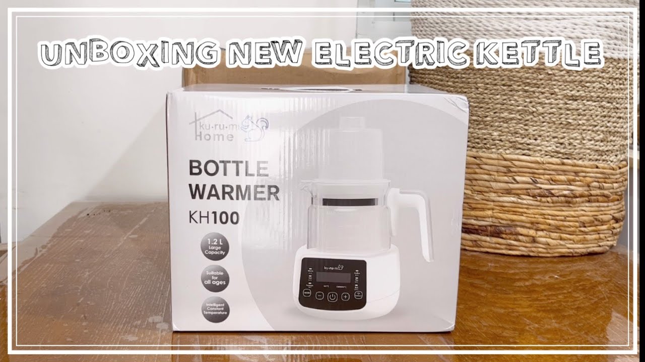 EN/JP) KH100 Kurumi bottle warmer 電子ケトル購入 保温機能付き、ミルクウォーマーにもなる一台数役の家電