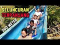 Seluncuran Terpanjang | Main Water Slide Rame-Rame Rombongan Keluarga | Referensi Liburan Anak