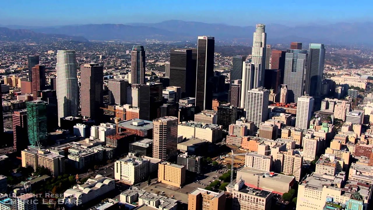 Los Angeles Aerial - Autumn 2013 - Helicoptere Flight And Footage