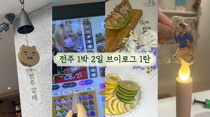 저희 싸우는 거 아니에요... 달라도 너무 다른 5인의 전주 여행 브이로그!!!🤍