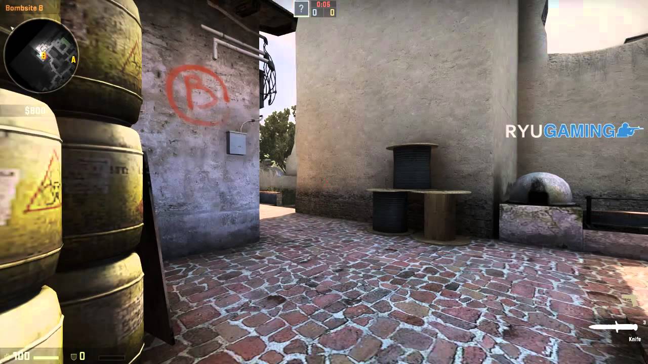 CS:GO - Inferno Emo/Dark Corner Peek Spot - RyuGaming.com - YouTube