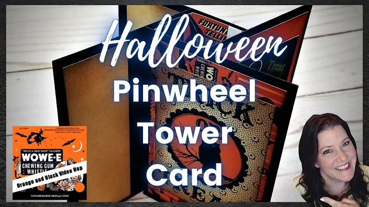 How to make a Halloween Pinwheel Tower Card
