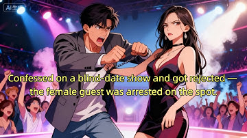 Confessed on a blind-date show and got rejected — the female guest was arrested on the spot.#novel
