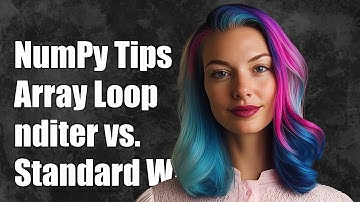 Het beheersen van multidimensionale array-iteratie in NumPy: nditer versus standaardmethoden