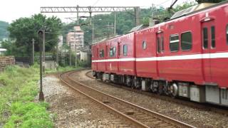 【4K】EMU700京急電鐵於八堵站進站與離站