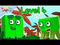 Multiplication - Level 4 | Learn to Count - 123 | Maths Cartoons for Kids | @Numberblocks
